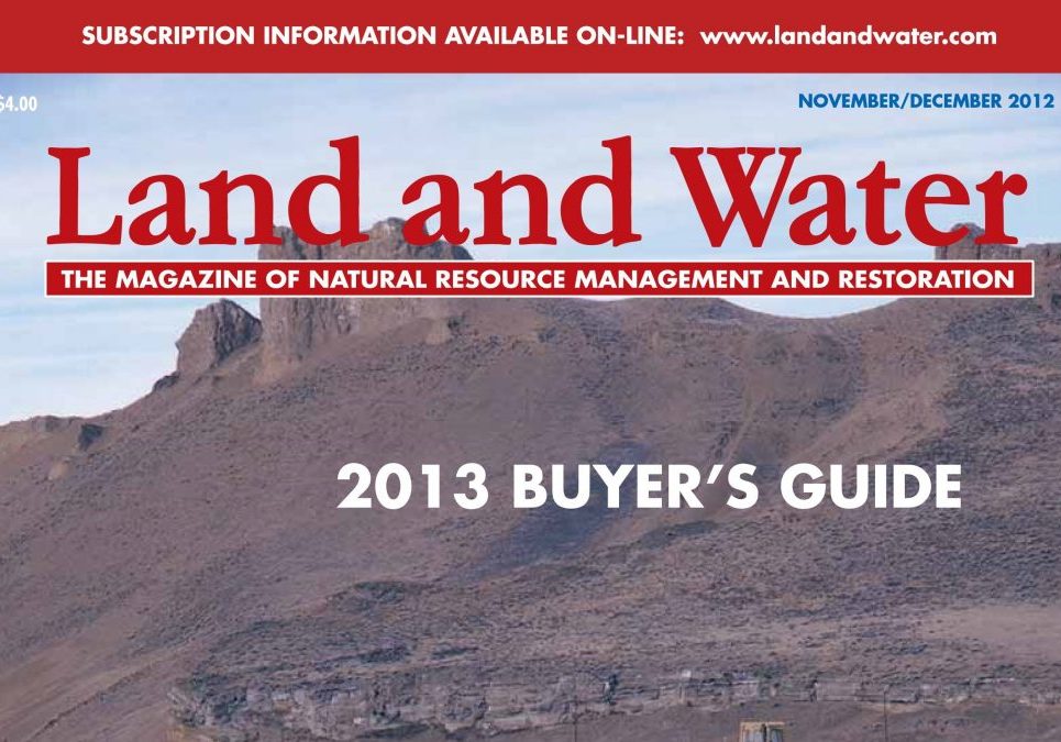 Land And Water Magazine - November/December 2012